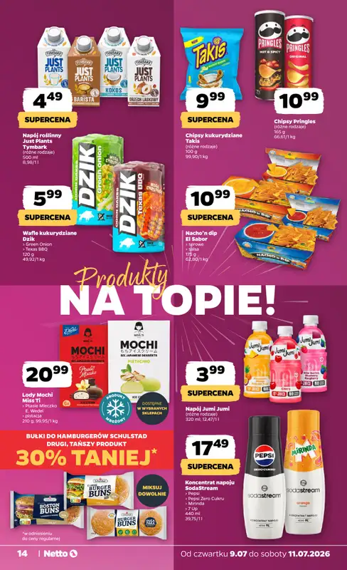 Netto - gazetka promocyjna Gazetka Spożywcza od czwartku 09.07 do soboty 11.07 - strona 14