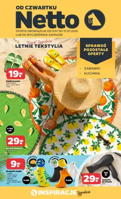 Netto - gazetka promocyjna Inspiracje tygodnia: Letnie tekstylia  do środy 15.07