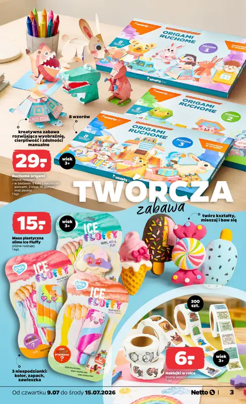 Netto - gazetka promocyjna Inspiracje tygodnia: Letnie tekstylia  do środy 15.07 - strona 3