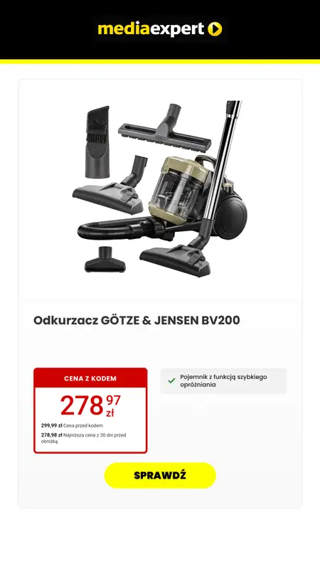 Media Expert - gazetka promocyjna Domowe hity w atrakcyjnych cenach! od niedzieli 05.07 do poniedziałku 20.07 - strona 23