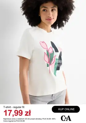 C&A - gazetka promocyjna Do -50% t-shirty i topy damskie od poniedziałku 06.07  - strona 3