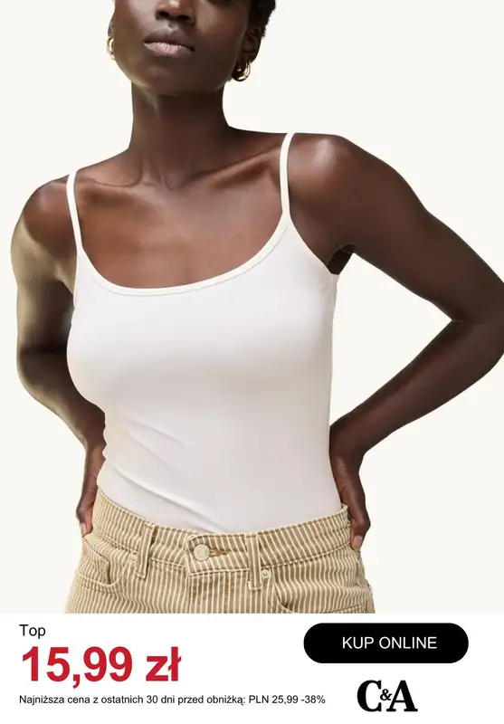 C&A - gazetka promocyjna Do -50% t-shirty i topy damskie od poniedziałku 06.07  - strona 13