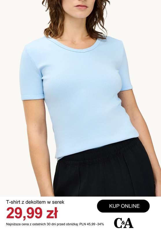 C&A - gazetka promocyjna Do -50% t-shirty i topy damskie od poniedziałku 06.07  - strona 4