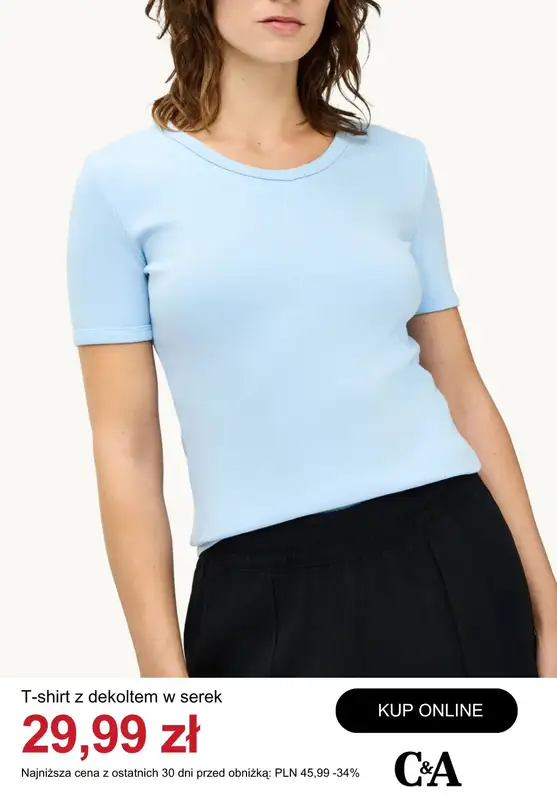 C&A - gazetka promocyjna Do -50% t-shirty i topy damskie od poniedziałku 06.07  - strona 4