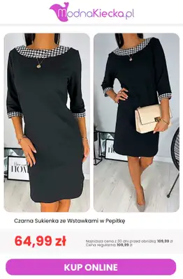 Modna Kiecka - gazetka promocyjna Sukienki małe czarne od poniedziałku 06.07  - strona 6