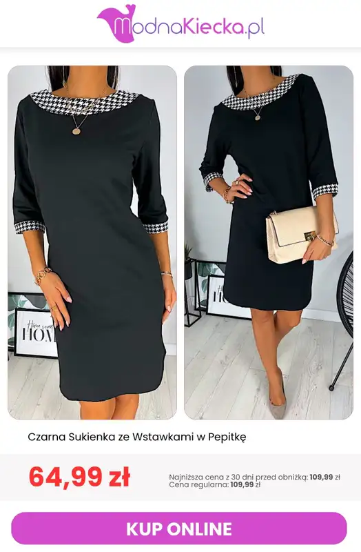 Modna Kiecka - gazetka promocyjna Sukienki małe czarne od poniedziałku 06.07  - strona 6
