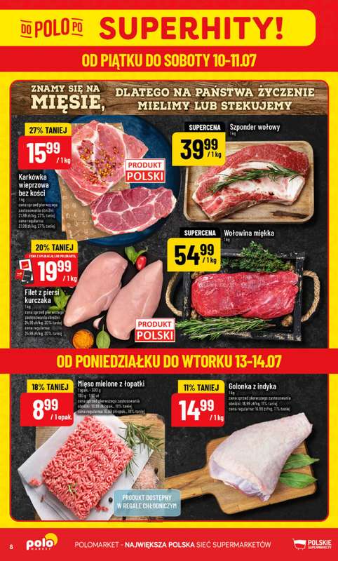 POLOmarket - gazetka promocyjna Gazetka od środy 08.07 do wtorku 14.07 - strona 8