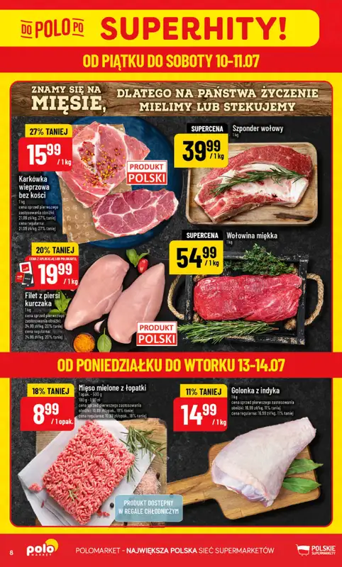 POLOmarket - gazetka promocyjna Gazetka od środy 08.07 do wtorku 14.07 - strona 8