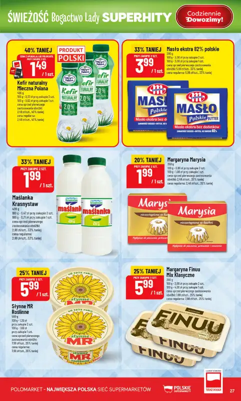 POLOmarket - gazetka promocyjna Gazetka od środy 08.07 do wtorku 14.07 - strona 27