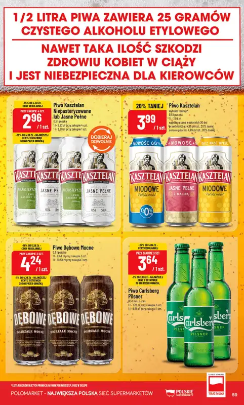POLOmarket - gazetka promocyjna Gazetka od środy 08.07 do wtorku 14.07 - strona 59