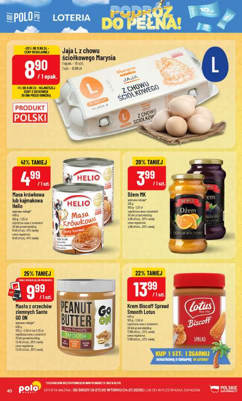 POLOmarket - gazetka promocyjna Gazetka od środy 08.07 do wtorku 14.07 - strona 40