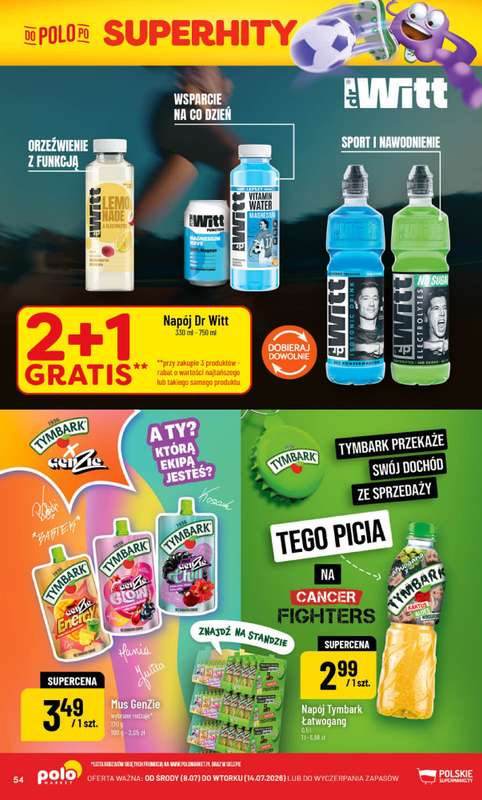POLOmarket - gazetka promocyjna Gazetka od środy 08.07 do wtorku 14.07 - strona 54