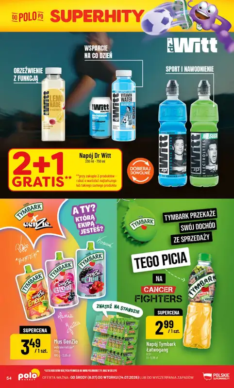 POLOmarket - gazetka promocyjna Gazetka od środy 08.07 do wtorku 14.07 - strona 54
