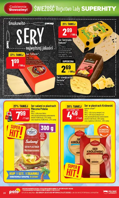 POLOmarket - gazetka promocyjna Gazetka od środy 08.07 do wtorku 14.07 - strona 24