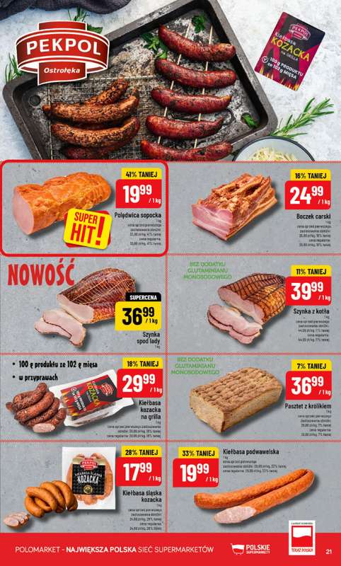 POLOmarket - gazetka promocyjna Gazetka od środy 08.07 do wtorku 14.07 - strona 21