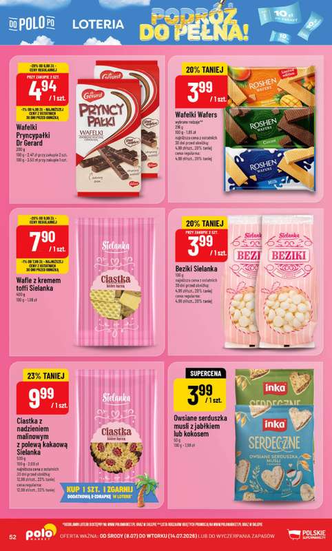 POLOmarket - gazetka promocyjna Gazetka od środy 08.07 do wtorku 14.07 - strona 52
