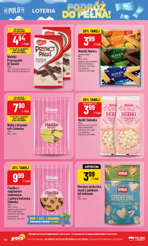 POLOmarket - gazetka promocyjna Gazetka od środy 08.07 do wtorku 14.07 - strona 52