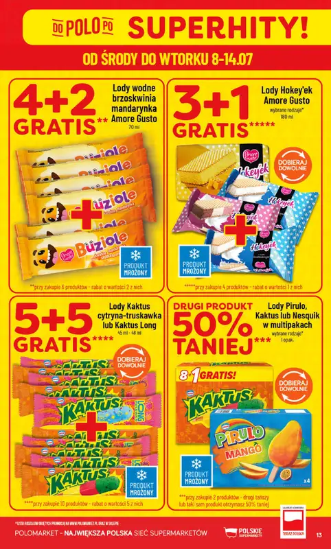 POLOmarket - gazetka promocyjna Gazetka od środy 08.07 do wtorku 14.07 - strona 13