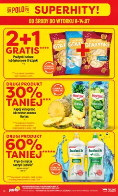 POLOmarket - gazetka promocyjna Gazetka od środy 08.07 do wtorku 14.07 - strona 14