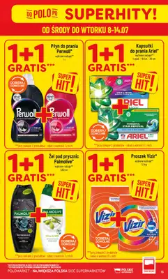 POLOmarket - gazetka promocyjna Gazetka od środy 08.07 do wtorku 14.07 - strona 15