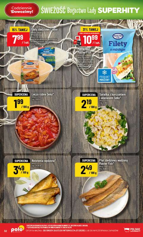 POLOmarket - gazetka promocyjna Gazetka od środy 08.07 do wtorku 14.07 - strona 32