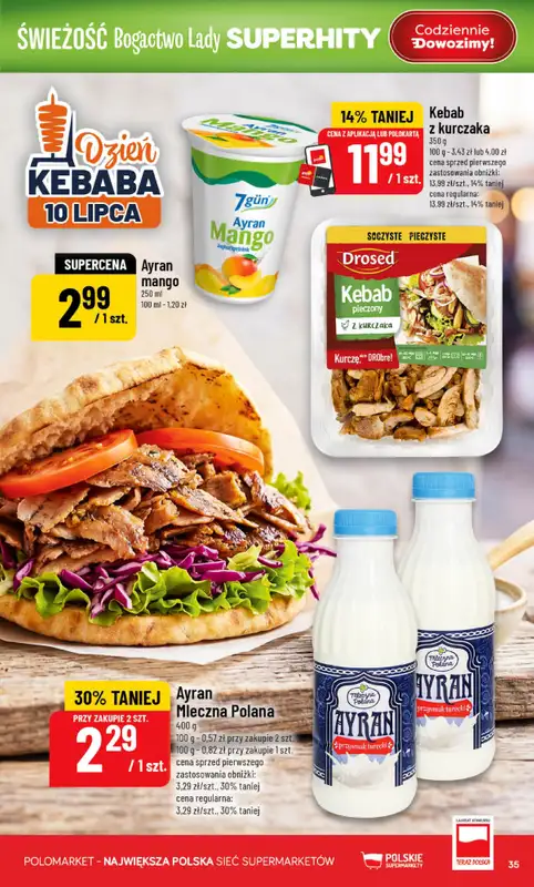 POLOmarket - gazetka promocyjna Gazetka od środy 08.07 do wtorku 14.07 - strona 35
