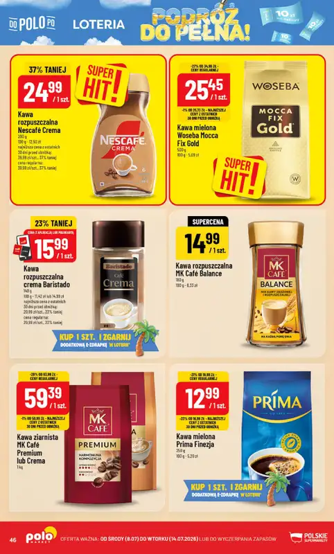 POLOmarket - gazetka promocyjna Gazetka od środy 08.07 do wtorku 14.07 - strona 46