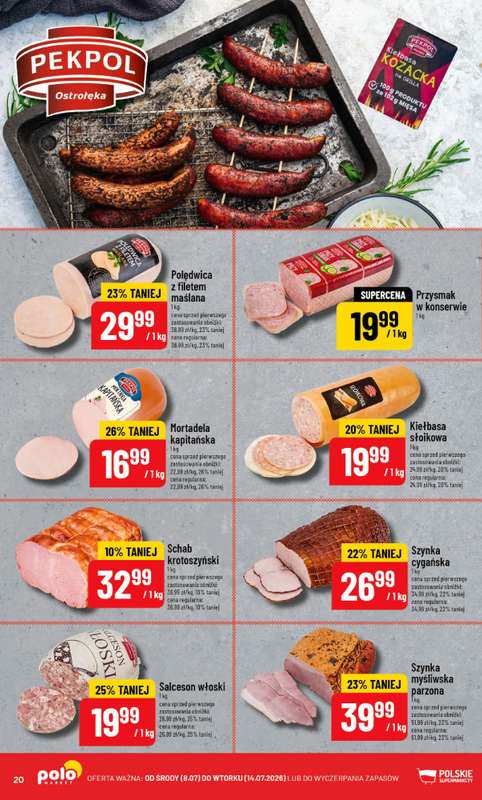 POLOmarket - gazetka promocyjna Gazetka od środy 08.07 do wtorku 14.07 - strona 20