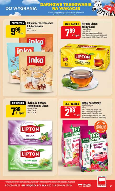 POLOmarket - gazetka promocyjna Gazetka od środy 08.07 do wtorku 14.07 - strona 47