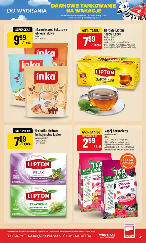 POLOmarket - gazetka promocyjna Gazetka od środy 08.07 do wtorku 14.07 - strona 47