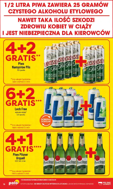POLOmarket - gazetka promocyjna Gazetka od środy 08.07 do wtorku 14.07 - strona 16