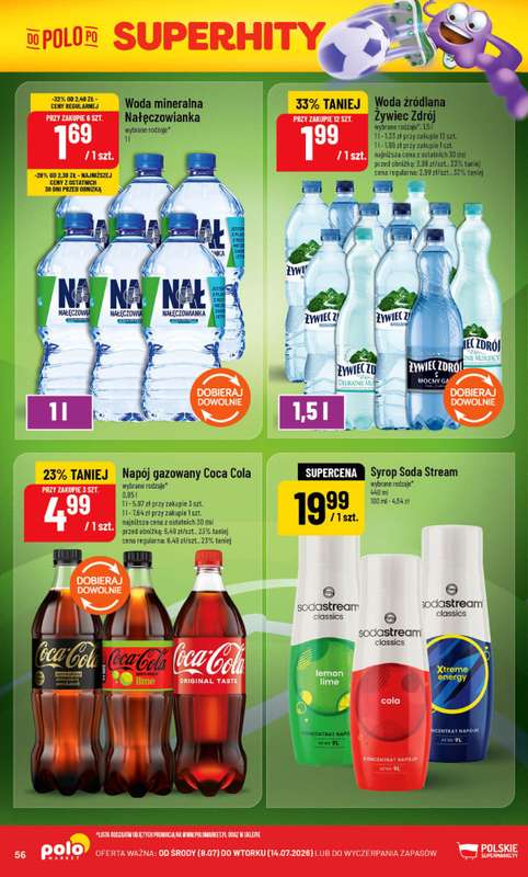POLOmarket - gazetka promocyjna Gazetka od środy 08.07 do wtorku 14.07 - strona 56