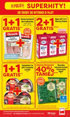 POLOmarket - gazetka promocyjna Gazetka od środy 08.07 do wtorku 14.07 - strona 9