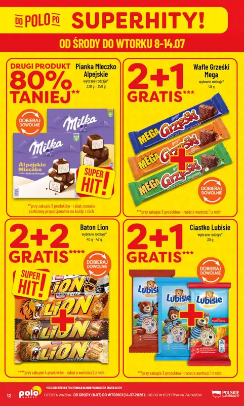POLOmarket - gazetka promocyjna Gazetka od środy 08.07 do wtorku 14.07 - strona 12