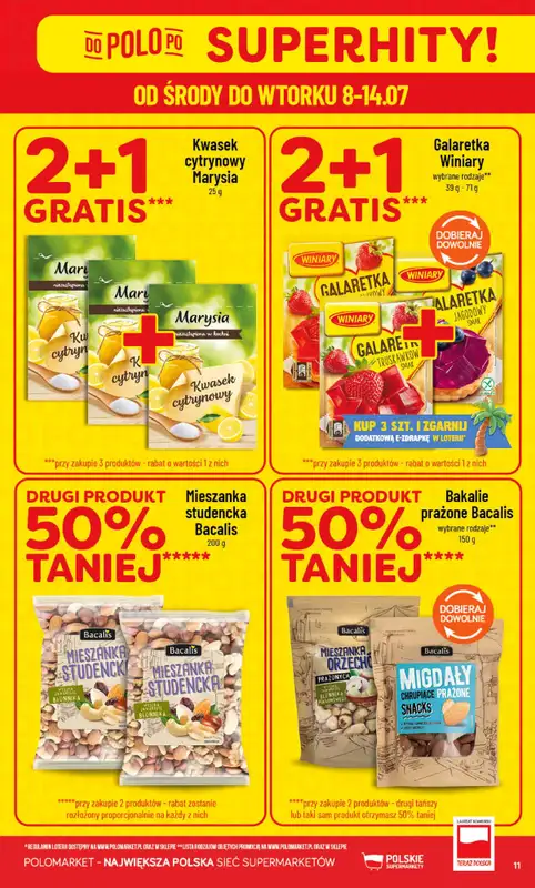 POLOmarket - gazetka promocyjna Gazetka od środy 08.07 do wtorku 14.07 - strona 11