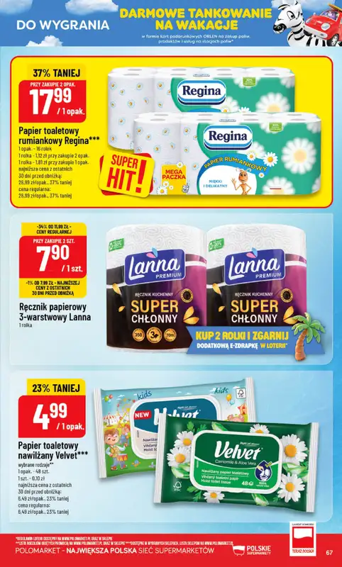 POLOmarket - gazetka promocyjna Gazetka od środy 08.07 do wtorku 14.07 - strona 67