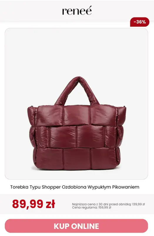 Renee - gazetka promocyjna SALE: torebki od poniedziałku 06.07 do niedzieli 12.07 - strona 10