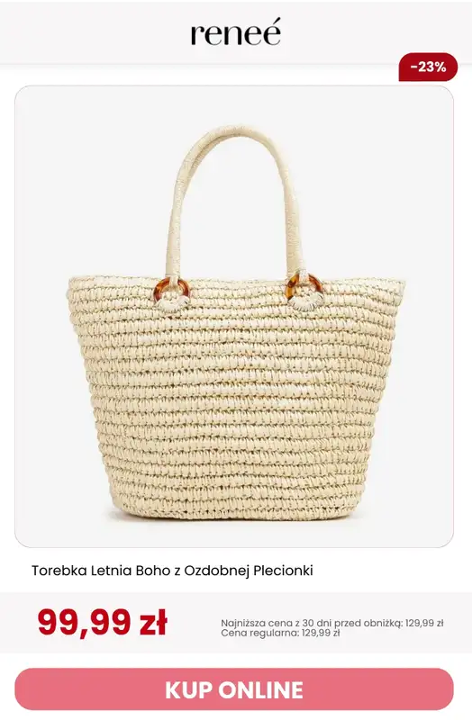 Renee - gazetka promocyjna SALE: torebki od poniedziałku 06.07 do niedzieli 12.07 - strona 7
