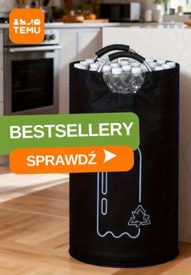Temu - gazetka promocyjna BESTSELLERY miesiąca od poniedziałku 06.07 