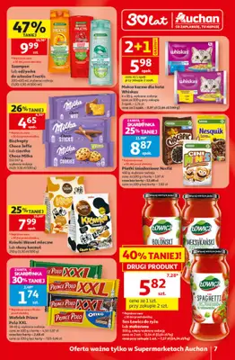 Auchan - gazetka promocyjna Gazetka 30 Lat Supermarket Auchan od czwartku 09.07 do środy 15.07 - strona 7