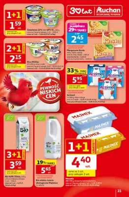 Auchan - gazetka promocyjna Gazetka 30 Lat Hipermarket Auchan od czwartku 09.07 do środy 15.07 - strona 21