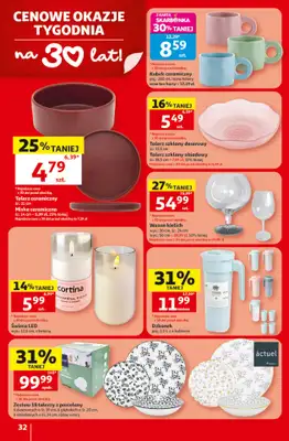 Auchan - gazetka promocyjna Gazetka 30 Lat Hipermarket Auchan od czwartku 09.07 do środy 15.07 - strona 32