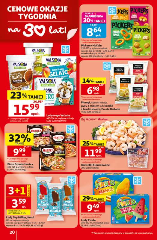 Auchan - gazetka promocyjna Gazetka 30 Lat Hipermarket Auchan od czwartku 09.07 do środy 15.07 - strona 20