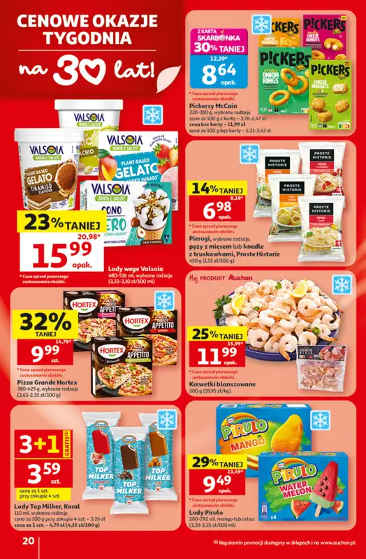 Auchan - gazetka promocyjna Gazetka 30 Lat Hipermarket Auchan od czwartku 09.07 do środy 15.07 - strona 20