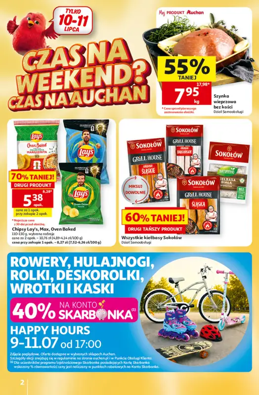 Auchan - gazetka promocyjna Gazetka 30 Lat Hipermarket Auchan od czwartku 09.07 do środy 15.07 - strona 2