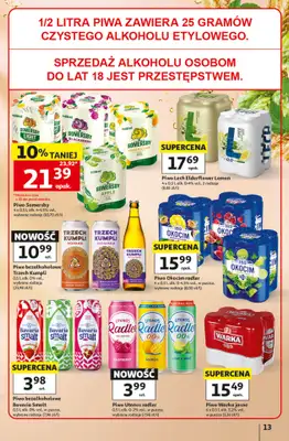 Auchan - gazetka promocyjna Gazetka 30 Lat Hipermarket Auchan od czwartku 09.07 do środy 15.07 - strona 13