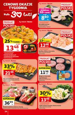 Auchan - gazetka promocyjna Gazetka 30 Lat Hipermarket Auchan od czwartku 09.07 do środy 15.07 - strona 14