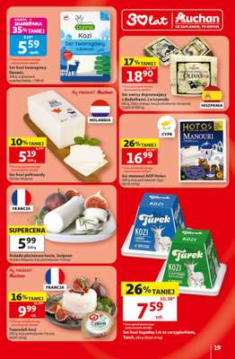 Auchan - gazetka promocyjna Gazetka 30 Lat Hipermarket Auchan od czwartku 09.07 do środy 15.07 - strona 19