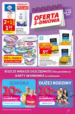 Auchan - gazetka promocyjna Gazetka 30 Lat Hipermarket Auchan od czwartku 09.07 do środy 15.07 - strona 3