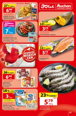 Auchan - gazetka promocyjna Gazetka 30 Lat Hipermarket Auchan od czwartku 09.07 do środy 15.07 - strona 15